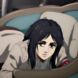 👍 7621cc90 Pieck Finger Attack on Titan Anime, Pieck, Jari, Titan, Karakter whatsapp sticker