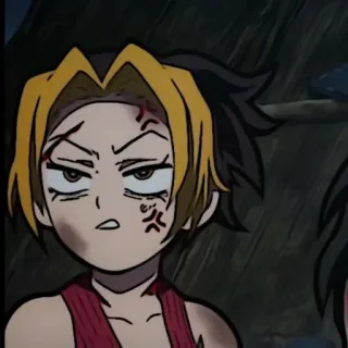 ⭐ ca7ca403 Anime, Marah, Luka parut, Demon Slayer whatsapp sticker