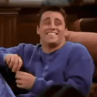 😂 2737d868 Joey Tribbiani Friends ситком, комедия, телевидение, друзья, джои триббиани telegram sticker