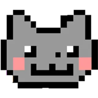 😺 ce101180 kucing, pixel art, binatang, lucu, stiker telegram sticker