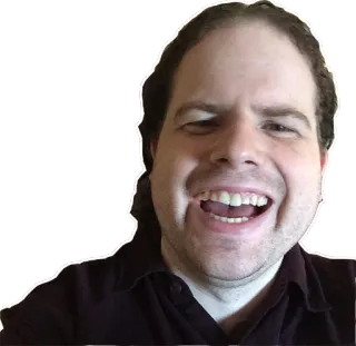 😆 bcae86ab personne, homme, visage, portrait, portrait de face, sourire telegram sticker