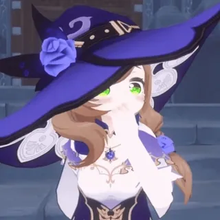 🥺 fc78cf9c Lisa Genshin Impact Аниме, Персонаж, Ведьма, Лиза, Genshin Impact telegram sticker