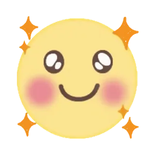 🥰 66a54fe5 Emoji, Sonriente, Lindo, Brillo, Feliz, Rubor telegram sticker