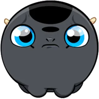 😔 5f22acae 表情符号, 悲伤, 可爱, 卡通, 角色 telegram sticker