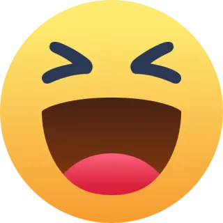 😂 ba10b8c5 Emoji, Tertawa, Smiley, Ekspresi, Senang, Kuning telegram sticker