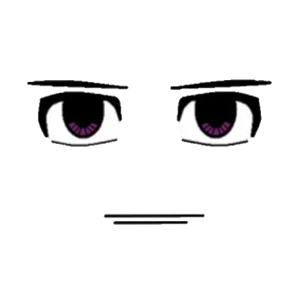 🤨 93f0a77e ojos, cara, expresión, anime, manga telegram sticker