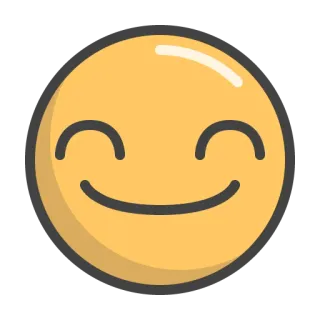 🙂 1e0de839 Emoji, Szczęśliwy, Uśmiech, Uśmiechnięta buźka telegram sticker