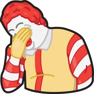 Facepalm Stickers by Gudim telegram stickers
