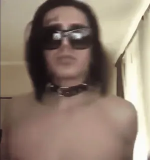 💵 3c47d659 man, shirtless, sunglasses, collar, portrait telegram sticker