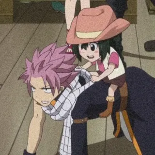 🐎 1390c1e1 Natsu Dragneel Fairy Tail 애니메이션, 페어리 테일, 나츠 드래그닐, 만화, 애니메이션, 팬아트 telegram sticker