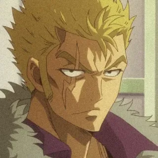 😠 66aa70d2 Laxus Dreyar Fairy Tail 애니메이션, 남성, 캐릭터, 금발 머리, 흉터, 마법사 telegram sticker