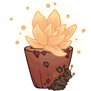 🥕 3c6f67ad cây, cây mọng nước, chậu, thiên nhiên, vườn, cây cảnh telegram sticker