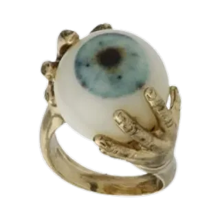💍 6b3dd6ec mắt, nhẫn, trang sức, vàng, mắt xanh, nhãn cầu telegram sticker