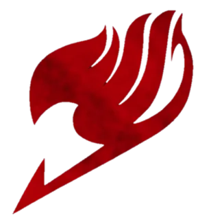 ❤ 8eae0548 Fairy Tail fairy tail, anime, guild mark, symbol, logo, red whatsapp sticker