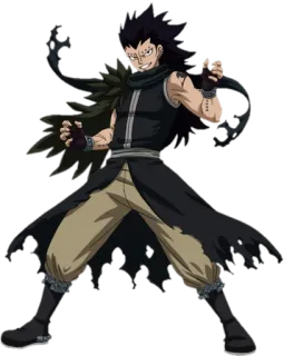 😁 fe497bac Gajeel Redfox Fairy Tail anime, manga, character, gajeel redfox, fairy tail whatsapp sticker
