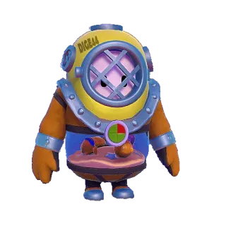 😔 3eedf4f3 DIGE44 fall guys, videospiel, taucher, tauchanzug, charakter whatsapp sticker