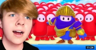 🌟 0cd862dd Fall Guys Fall Guys, Trò chơi điện tử, Platformer, Nhiều người chơi telegram sticker