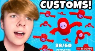 🌟 760affb9 Fall Guys CUSTOMS fall guys, trò chơi điện tử, nhiều người chơi, battle royale telegram sticker