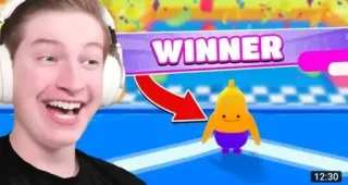 🌟 a21aee4a Fall Guys WINNER Fall Guys, Người chiến thắng, Trò chơi điện tử, Game platform, Nhân vật, Trò chơi telegram sticker