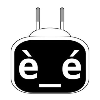 😡 485671cc robot, wajah, digital, seni, stiker telegram sticker