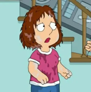 ▪️ 4cc4fc59 Meg Griffin Family Guy Desenho animado, Animação, Comédia, Série de TV, Família telegram sticker