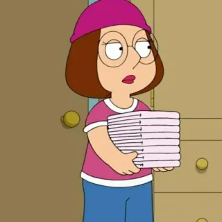 ▪️ a4784cee Meg Griffin Family Guy desenho animado, animado, Meg, Uma Família da Pesada telegram sticker