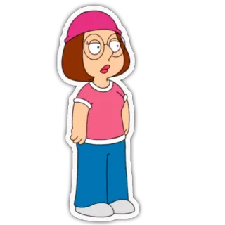 👧 51d9c5ee Meg Griffin Family Guy kartun, Family Guy, Meg Griffin, animasi, komedi, acara TV whatsapp sticker
