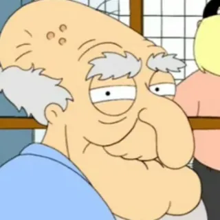 🌝 90f9485e Herbert Family Guy Dessin animé, Vieil homme, Les Griffin, Herbert, Effrayant telegram sticker