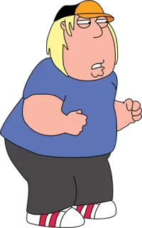 😡 d8b1564b Chris Griffin Family Guy cartone animato, Chris Griffin, animato, serie TV telegram sticker
