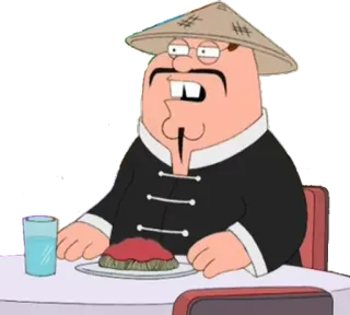 😀 b729b8cf Peter Griffin Family Guy dessin animé, personnage, sitcom, comédie telegram sticker