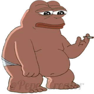 🐸 130ddb76 Pepe @Pepe_Creation pepe, meme, frosch whatsapp sticker