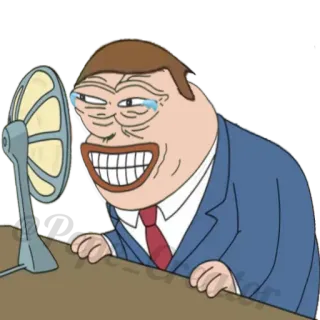 🐸 88d43c67 Cartoon, Meme, Lustig, Mann, Fan, Anzug whatsapp sticker