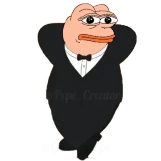 🐸 8f3de4a7 Pepe the Frog @Pepe_Creator @Gpepepepe Pepe der Frosch, Meme, Internet-Meme, Frosch, Cartoon, Sticker whatsapp sticker