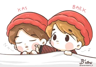 😴 3fd04be7 KAI
BAEK Cartone animato, Chibi, Carino, Anime, Arte digitale telegram sticker