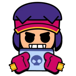 🍿 bd952612 Sandy Brawl Stars brawl stars, sandy, personaggio, gioco whatsapp sticker