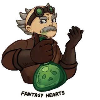 Игра @fantasy_hearts telegram stickers