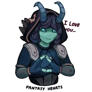 🥰 efc2af6d I LOVE YOU...
FANTASY HEARTS ファンタジー, 愛, ハート, キャラクター, かわいい, ステッカー telegram sticker