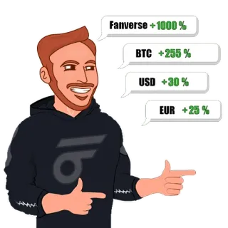 🤑 61827744 Fanverse +1000%
BTC +255%
USD +30%
EUR +25% 금융, 암호화폐, 투자, 돈, 경제, 주식 시장 telegram sticker