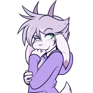 😏 dcdea76c Anime, Personaggio, Carino, Furry whatsapp sticker