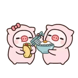 Pig telegram stickers