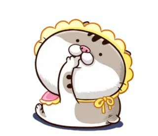 🙂 5bbf96b3 cat, cute, kitten, animal, kawaii, sticker, cartoon telegram sticker
