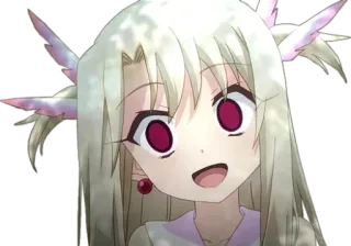 😨 8f18da2b Illyasviel von Einzbern Fate/stay night 动漫, 伊莉雅, Fate, 可爱, 女孩 telegram sticker