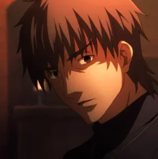 😳 7231a181 anime, retrato, sério, homem, rosto telegram sticker