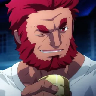 😉 cb6602a1 Iskandar Fate/Zero Anime, Servo, Rei, Cavaleiro, Fate telegram sticker