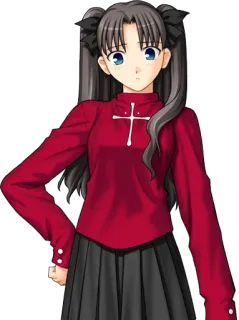 🥺 7ccbafe5 Rin Tohsaka Fate/stay night Anime, Garota, Personagem, Fate, Tohsaka, Mago telegram sticker