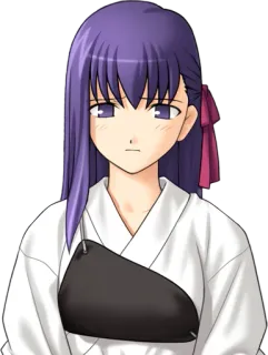 😑 8cddac09 Sakura Matou Fate/stay night Anime, Personnage, Sakura Matou, Fate Stay Night telegram sticker