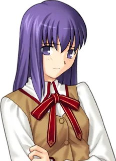 🥺 c1d4ae71 Sakura Matou Fate/stay night Anime, Manga, Sakura Matou, Fate Stay Night telegram sticker