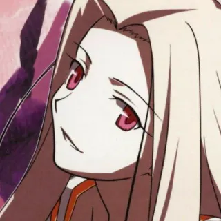 😏 76016204 Irisviel von Einzbern Fate/Zero 动漫, 角色, 幻想, 魔法, 可爱, 女性 telegram sticker