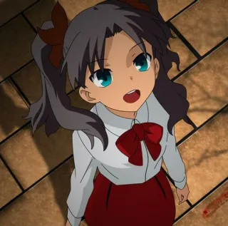 😀 fc37fff5 动漫, 女孩, 孩子, 校服, 可爱 telegram sticker