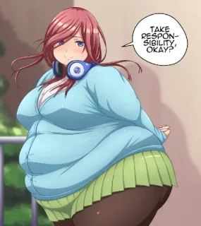 😁 c87ddf4d TAKE RESPONSIBILITY, OKAY? อนิเมะ, มังงะ, การ์ตูน, ภาพประกอบ whatsapp sticker